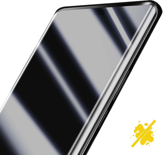 Avizar 3D Curved Tempered Glass Honor Magic 7 Lite Ultra Resistant Transparent Black Mobile Screen Protector