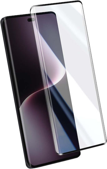 Avizar 3D Curved Tempered Glass Honor Magic 7 Lite Ultra Resistant Transparent Black Mobile Screen Protector