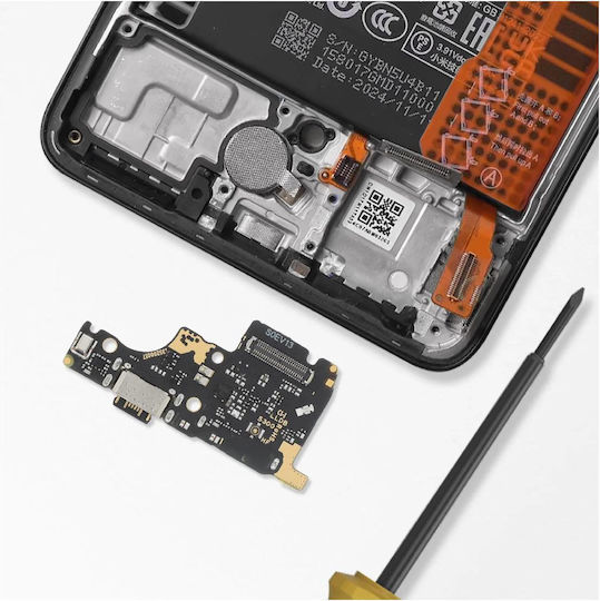 Clappio Ladekabel Xiaomi Redmi Note 14 5G Sim-Kartenleser Schwarzes