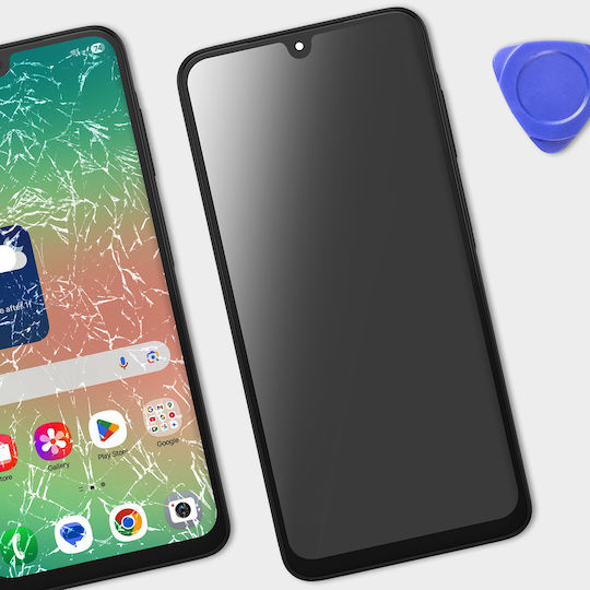 Samsung Original Komplettbildschirm Samsung Galaxy A26 LCD-Panel Glas Rahmen Schwarz