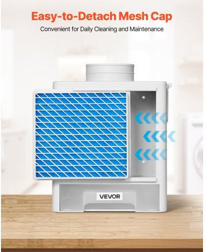 Vevor 3 In 1 Indoor Dryer Vent Kit Water Drawer Fits 99 Mm Exhaust Port