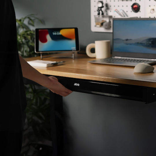 Ergo Office Πλαστικό Συρταράκι Γραφείου Μαύρο