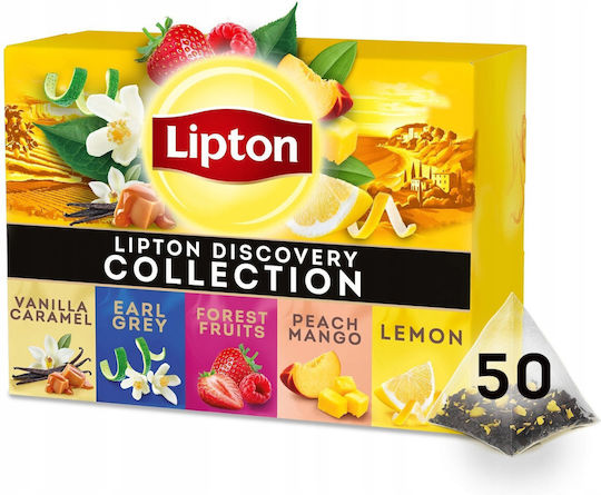 Lipton Чай Комплект Разнообразие 5x10 Пирамиди