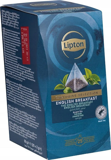 Lipton Τσάι Lipton Πυραμίδες Exclusive Selection English Breakfast 25 Φακελάκια