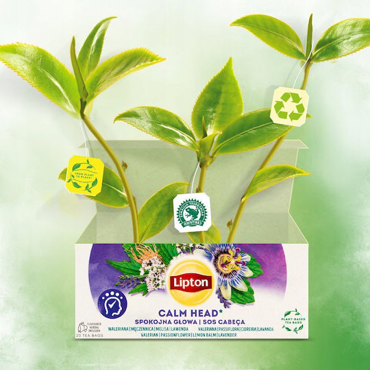 Lipton Билков Чай Calm Mind 20 Чайни Пакетчета