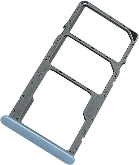 Clappio Dual Nano MicroSD SIM Card Tray Realme Note 60 Blue