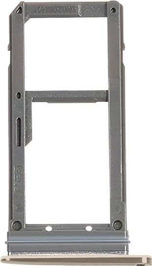 Clappio Nano Sim Card Tray Samsung Galaxy S7 Edge Micro-sd Слот Златен