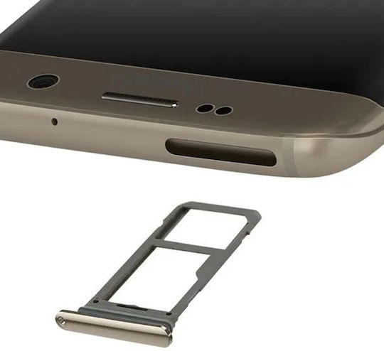 Clappio Nano Sim Card Tray Samsung Galaxy S7 Edge Micro-sd Слот Златен