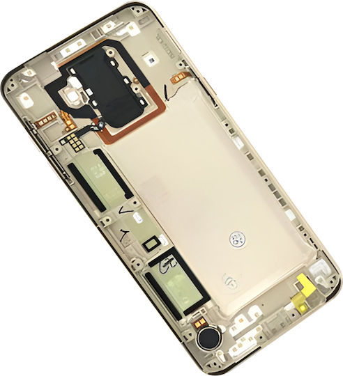 Samsung Original Battery Cover Galaxy A6 Plus Integrated Adhesive Gold