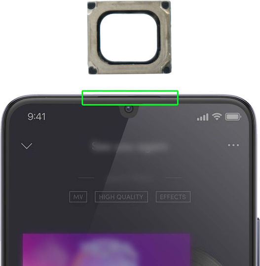 Clappio Internal Speaker Repair Part Realme Note 60 Grey