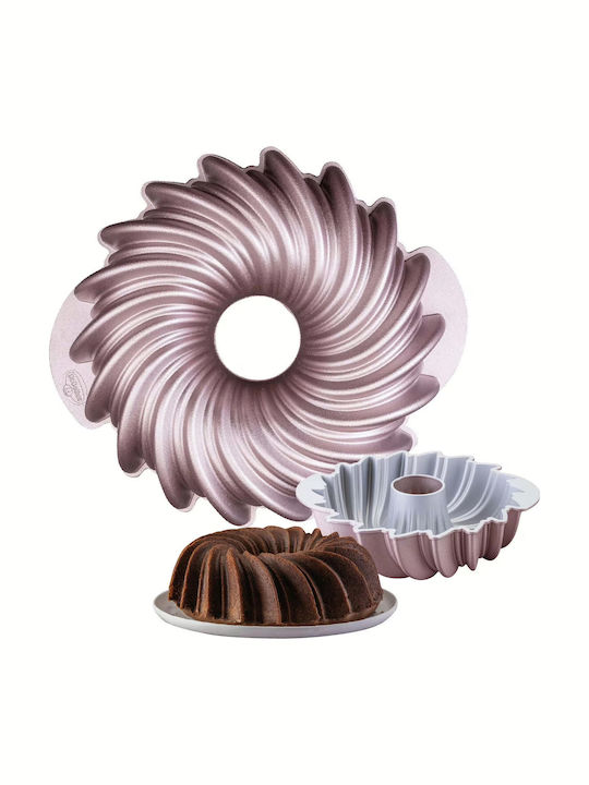 Dr. Oetker Formă de Patiserie pentru Chec Rotund din Aluminiu 24x24x8.5buc 1buc