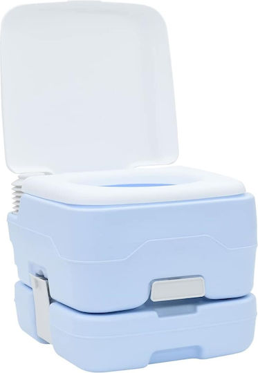 vidaXL Toilet Set 2 pcs Blue and White
