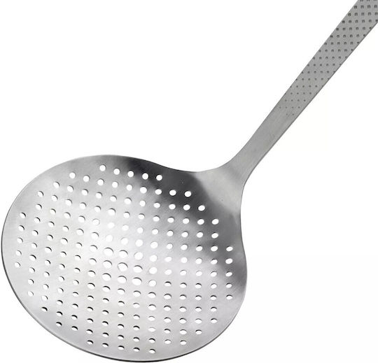 Tasty Shallow Slotted Colander Stainless Steel Silver Spoon