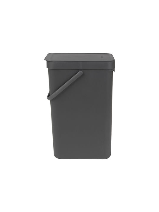 Brabantia Sort & Go Abfalleimer Abfall Kunststoff Dark Grey 16Es 1Stück