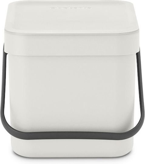Brabantia Brabantia Mülleimer Sort & Go Kunststoff Hellgrau 6lt