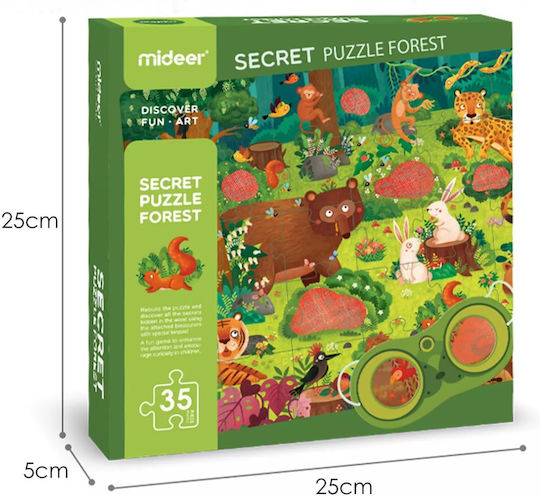 Kinderpuzzle Secret Forest für 3+ Jahre alt+ Jahre 35pcs MiDeer