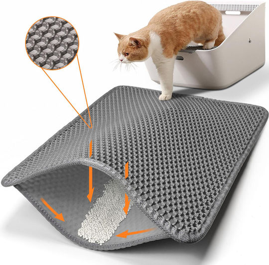 PetWant Gray Matte Katzenklo 37x37cm 1Stück