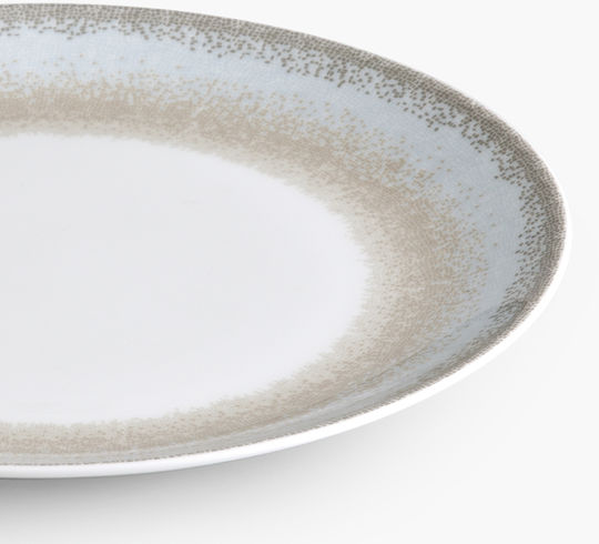 Ionia Apeiron Plate Shallow made of Porcelain Beige with Diameter 27cm