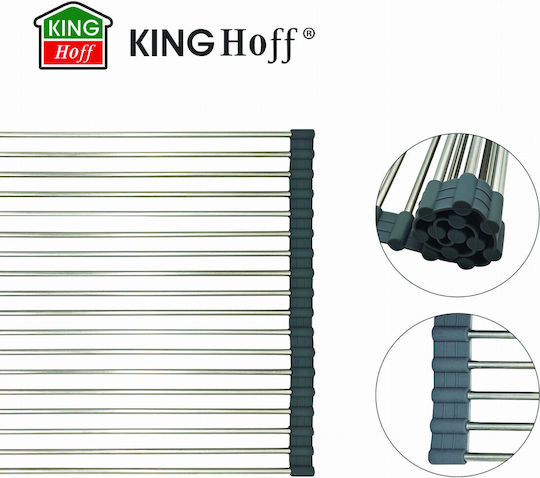 KING Hoff Spülbeckenrost Inox Graugrün 45x32cm
