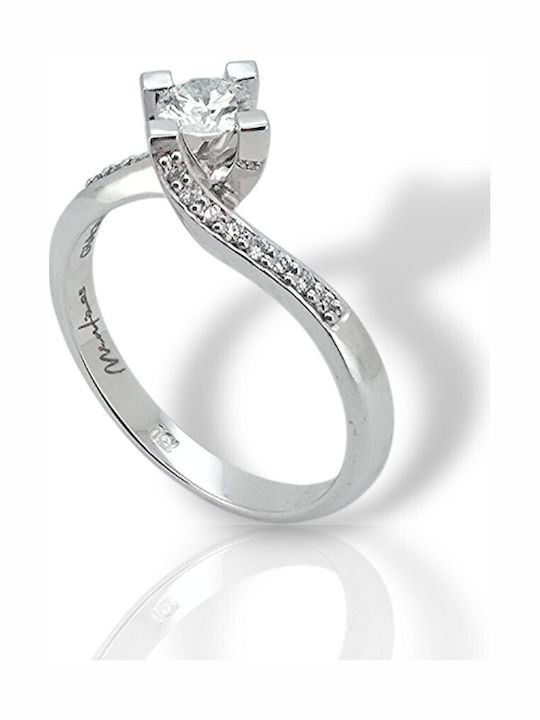 Mentzos Single Stone with Diamond
