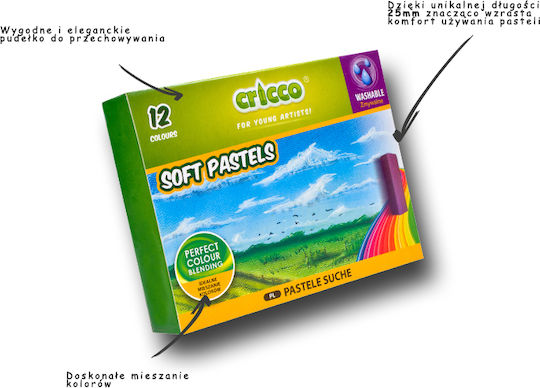 Cricco Σετ Κηρομπογιές με 24 Χρώματα