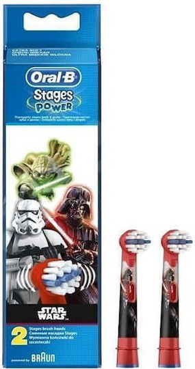 Oral-B Kids Electric Toothbrush Replacement Heads 2 Pieces for 3+ Years Darth Vader