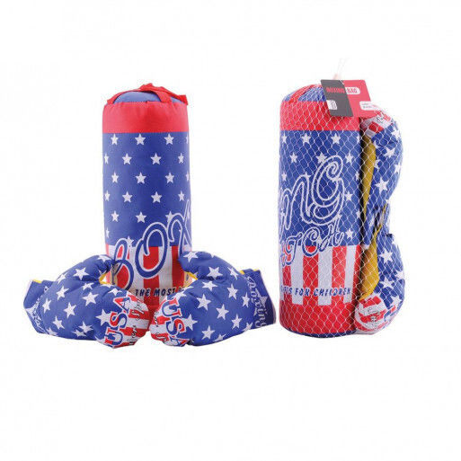 Johntoy Indoor Sports Toy Boxing Bag with Gloves