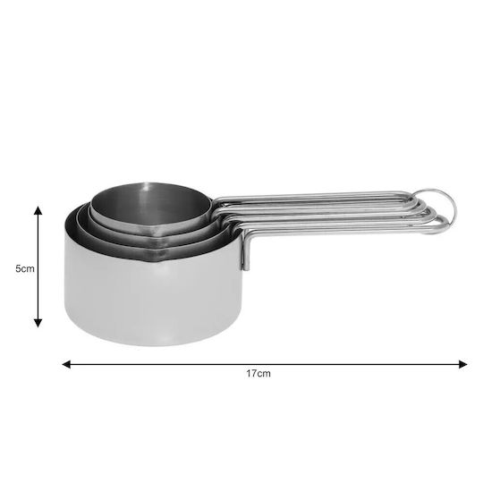 KING Hoff Ανοξείδωτη Μεζούρα Κουζίνας 250ml 4τμχ KING Hoff Ανοξείδωτη Μεζούρα Κουζίνας 250ml 4τμχ