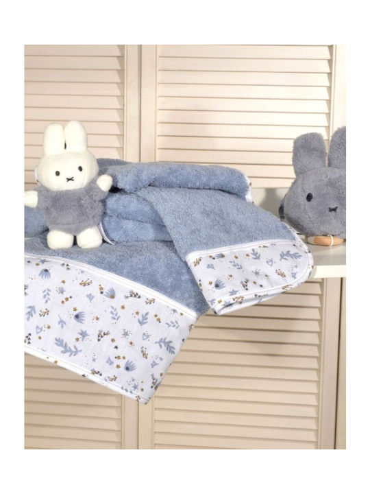 Baby Oliver Σετ Βρεφικές Πετσέτες 2τμχ Ραφ Βάρους 450gr/m²