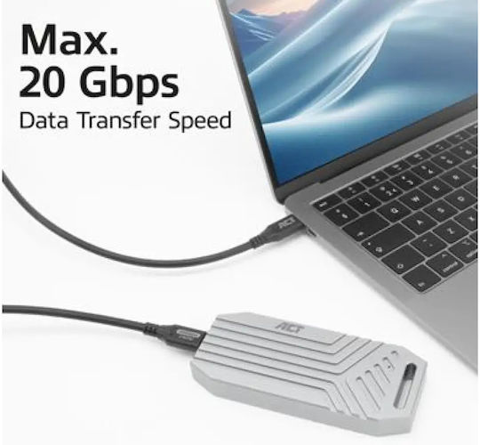 Act Ac7422 Cablu USB-C M La USB-C M 1m 240W Negru