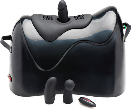 Bucking Saddle 10x Thrusting Vibrating Saddle Sex Machine in Black Color