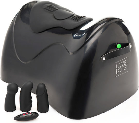 Bucking Saddle 10x Thrusting Vibrating Saddle Sex Machine in Black Color
