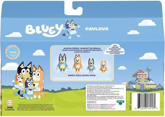 Bluey Jucărie Miniaturală Bluey Pentru 3+ Ani