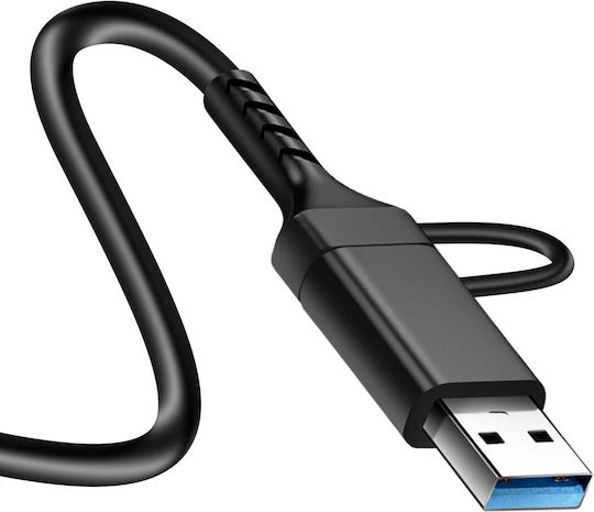 Linq 8-in-1 Hub USB USB-C Kartenleser Smartphone Ladefunktion Schwarz