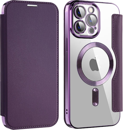 Techsuit Buchen Sie Silikon Lila (iPhone 13 Pro)