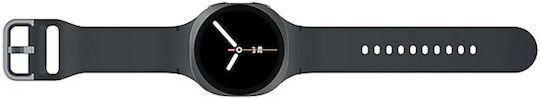 Samsung Galaxy Watch8 Алуминий 40мм Водоустойчив с Пулсомер (Тъмносив - S/M)
