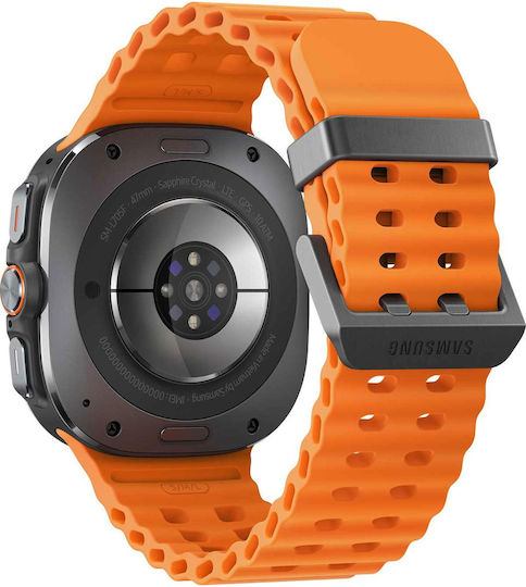 Samsung Galaxy Watch Ultra (2025) Titanium 47mm Waterproof with eSIM and Heart Rate Monitor (Gray)