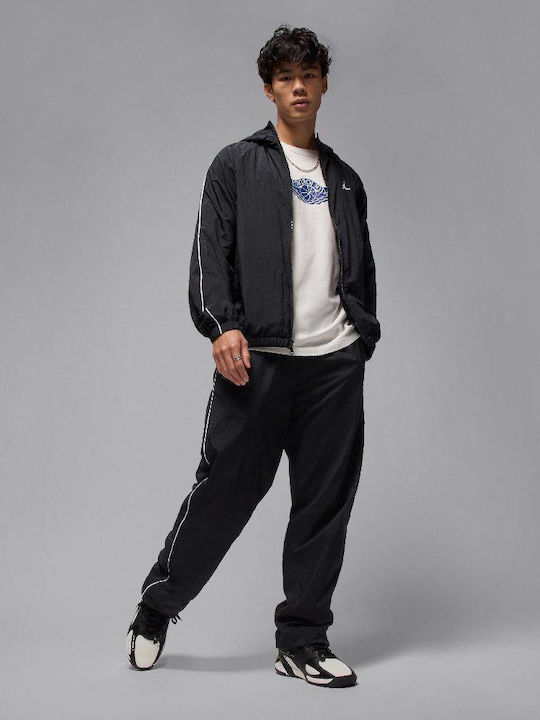 Classic Athletic Jacket Black / White
