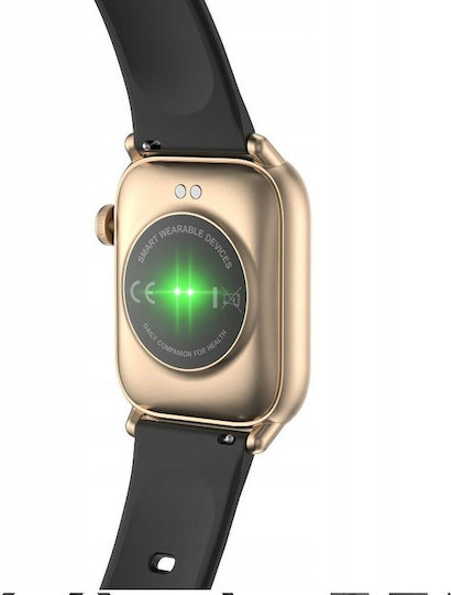 Oromed Fit 6 Smartwatch με Παλμογράφο (Χρυσό)
