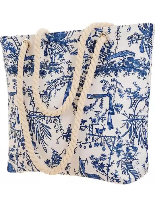 Signare Fabric Beach Bag Gold