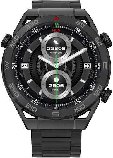 Aluminiu Smartwatch (Negru)