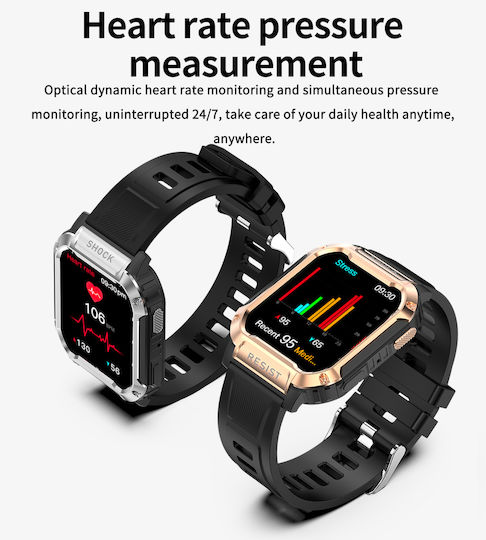 Aluminiu Smartwatch (Aur)
