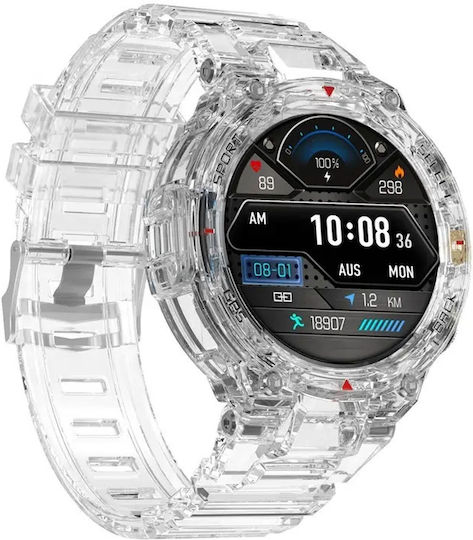 OneWatch Sport Aluminium with Heart Rate Monitor (Transparent)