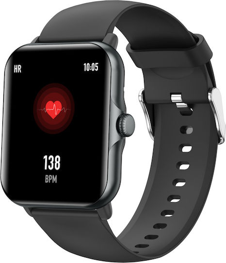 Nexus FiT Aluminiu Smartwatch (Negru)