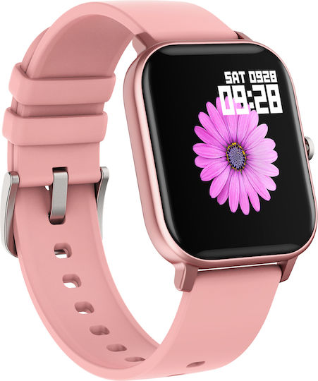 ProFiT Aluminiu Smartwatch (Roz)