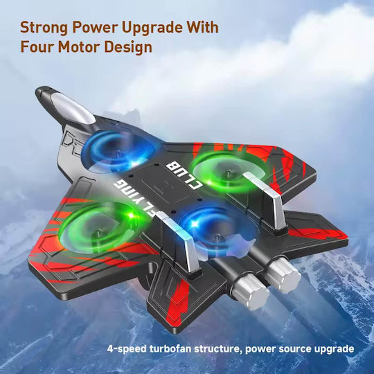 Телеконтролирано Въздушно Корабче Quadcopter Червен Thunder Charge Cz01