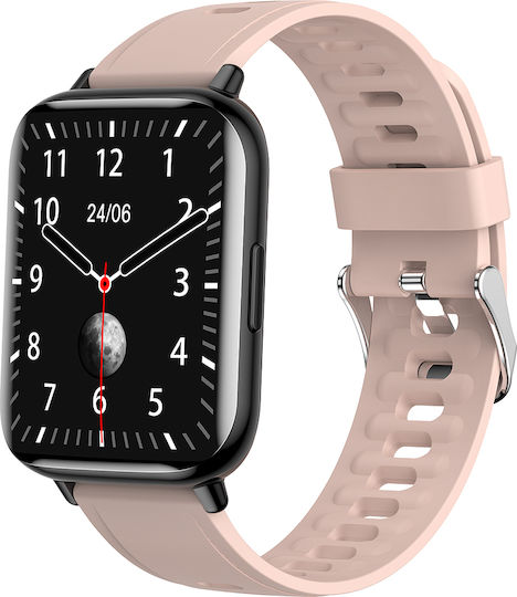 OnWear Pro Aluminium Smartwatch with Heart Rate Monitor (Gold)