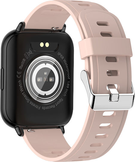OnWear Pro Aluminium Smartwatch with Heart Rate Monitor (Gold)