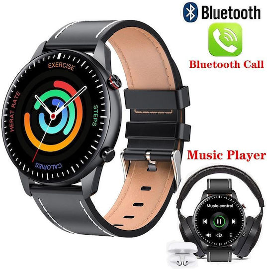 Ultra Aluminiu Smartwatch (Negru)