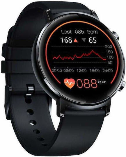 GrandFiT PRO Алуминий Смартчасовник с Пулсомер (Черен)